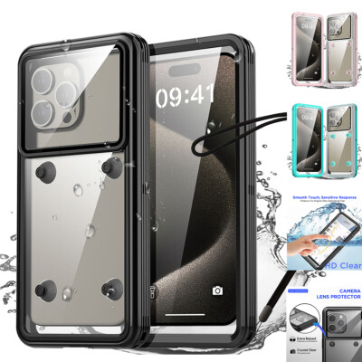 Universal Phone Waterproof Case Cover for iPhone 15 14 13 12 Samsung S24 S23 S22