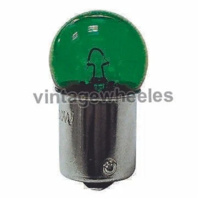 NEU Grüne Kontrollleuchten-Lampe 12V 10W 4 Stück für Royal Enfield Motorrad - Bild 1 von 4