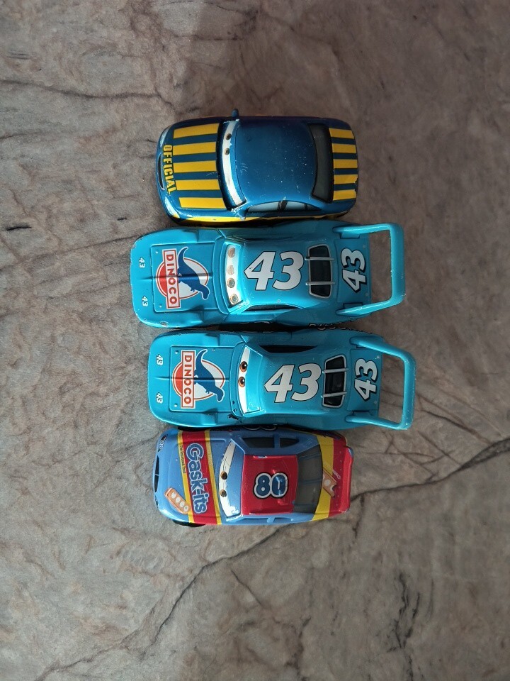 Disney Pixar Cars,  Diecast Lot of 4 Cars