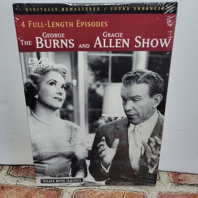 The George Burns And Gracie Allen Show (DVD, 2004) 4-Episodes New & Sealed