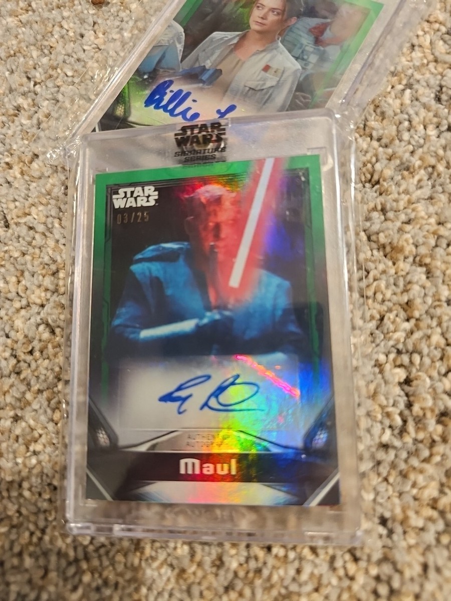 2021 STAR WARS SIGNATURE SERIES AUTOGRAPH #ARP3 RAY PARK DARTH