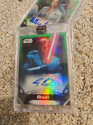 2021 STAR WARS SIGNATURE SERIES AUTOGRAPH #ARP3 RAY PARK DARTH