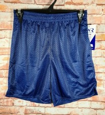 BNWT Girls Boys Sz 10 LW Reid Royal Blue Stretch Mesh Style School Sports Shorts