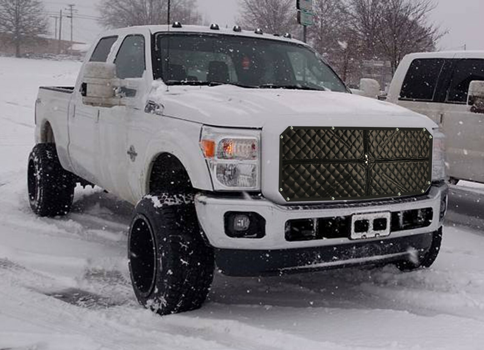 Premium Ford Super Duty Winter Front Grill Cover All Years Supported