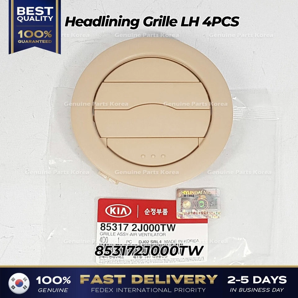 ⭐Genuine⭐ Headlining Grille LH 4PCS 853172J000TW for Kia Sedona - Изображение 2 из 4