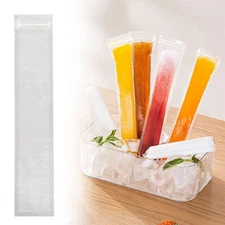 Disposable Ice Popsicle Mold Bag DIY Ice Pops Packaging Bags ET