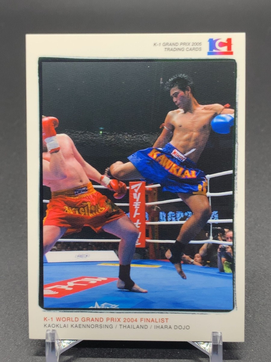 Kaoklai Kaennorsing K-1 Grand Prix Card 25 TCG Epoch 2005 Japanese