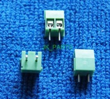 50pcs 3.5mm Pitch 2 pin 2 way Straight Pin PCB Screw Terminal Blocks Connector
