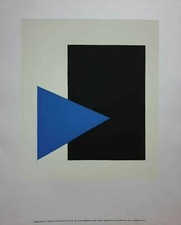Malevic Casimir "Triangle and Rectangle" 1991 Silvio Zamorani Screen Print Editor