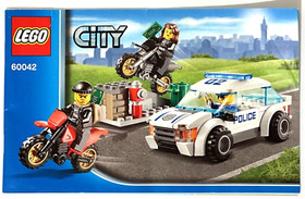 Retired &copy;2014 LEGO 60042 City Police High Speed Police Chase Complete + Extras