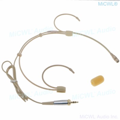 Double ear Cardioid Microphone for Sennheiser G2 G3 G4 Headset Wireless System