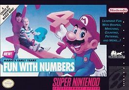 Mario's Early Years: Fun With Numbers (Super Nintendo Entertainment System, 1994)