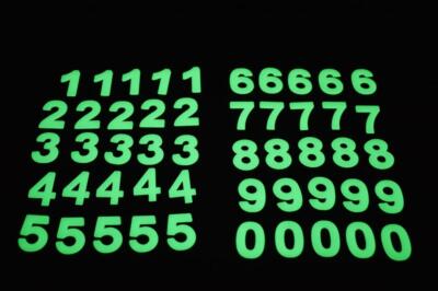 DirectGlow 50 Count Glow in the Dark Numbers Luminous Decals Wall Ceiling Decor