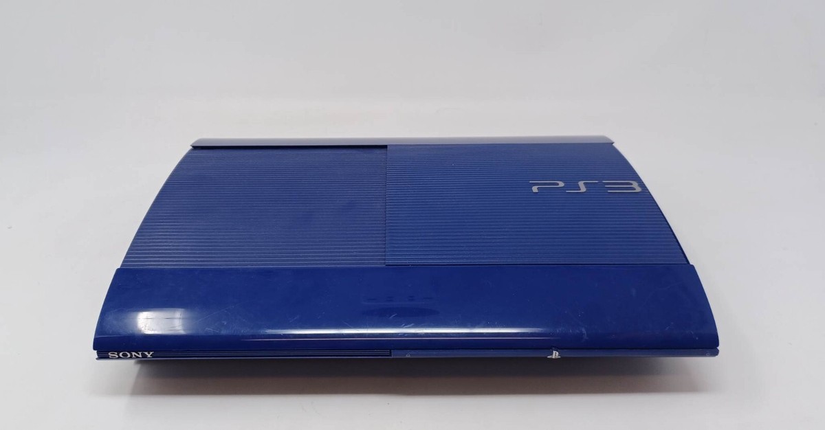 Playstation 3 Super Slim 250Gb Azurite Blue Tested & Working