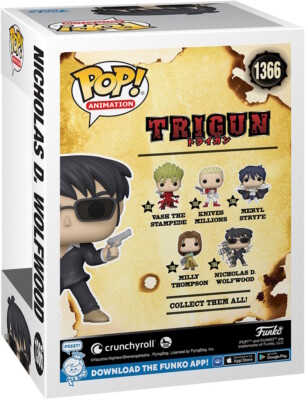 Trigun - Nicholas D. Wolfwood 1366 - Funko Pop! Vinyl Figur | eBay