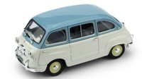 Brumm 1/43 Fiat 600 Multipla 1 Serie 1956 Hellblau Statisches Modell Diecast