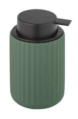 WENKO Keramik Seifen Spender 300 ml Dosierer Flüssigspender Belluno Grün Bad WC