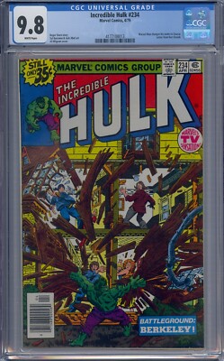 INCREDIBLE HULK #234 CGC 9.8 1ST QUASAR SAL BUSCEMA WHITE PAGES