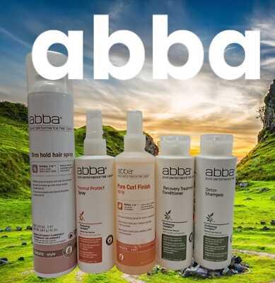 ABBA Products Pure Performance Hair Care - NEW