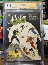 Alter Ego 7 Cgc 7.5 Signed by Roy Thomas Second Black Adam