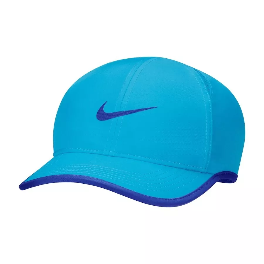 NEW NIKE Youth DRI FIT Featherlight Hat Cap Baltic Blue Hyper