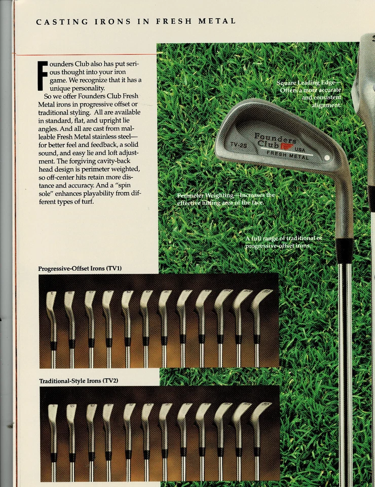 g4 Classic from 1990-93 Founders Club TV-1G 2-SW (10) RH-R Grey Graphite 540 - Image 3 of 4