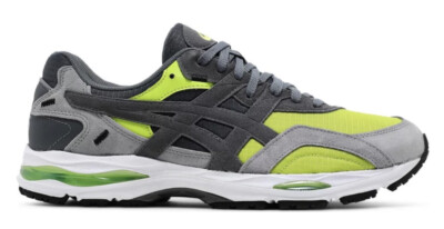 ASICS GEL-MC PLUS Neon Lime Gray Metropolis Shoes 1201A021 Mens 9