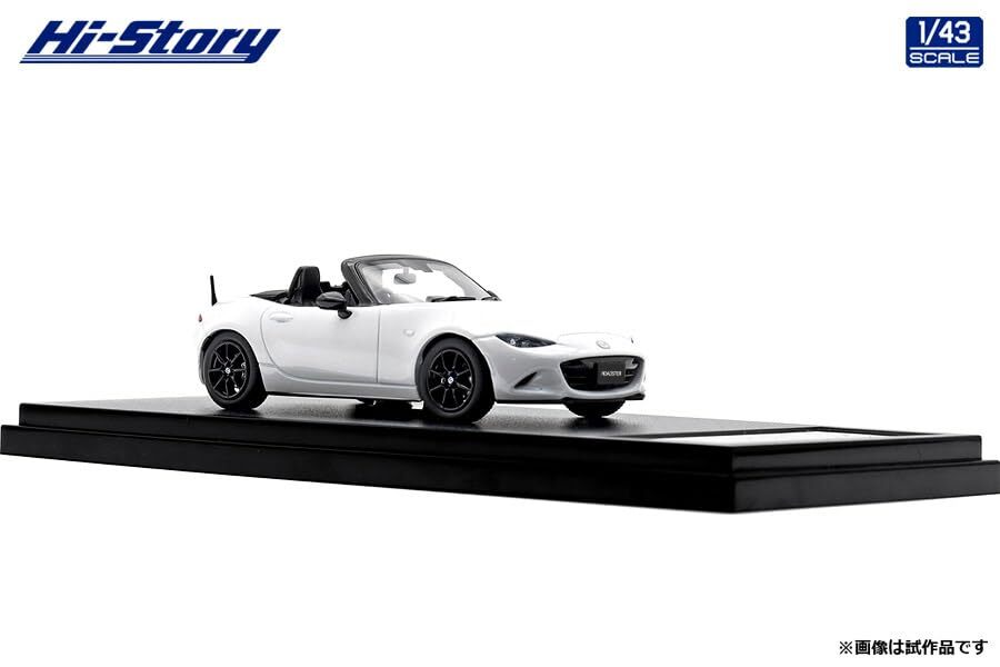 マツダロードスター　 S Special Package ホワイト Hi Story 1/43 MAZDA ROADSTER S Special Package (2022) White