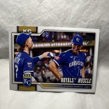 Topps 2026 Series 1 Royals Muscle #236 Jac Caglianone Bobby Witt Jr. Royals