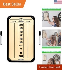 15-Inch Steel Darts Scoreboard with 2 Magnetic Markers for Easy Scorekeeping