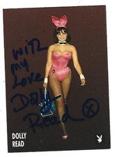 Playmate Dolly Read - Martin Signed 1995 Playboy Card 38 Beond Valley Of Dolls