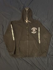 Vintage Sons of Anarchy New York Black Zip Up Hoodie XL American Crown