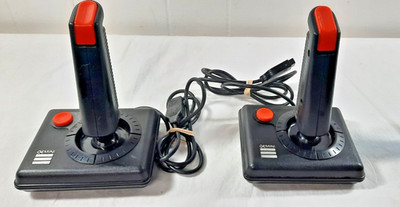 2-Gemini Gemstik Pro Game Joystick For Atari 2600 /Commodore etc.. Working!
