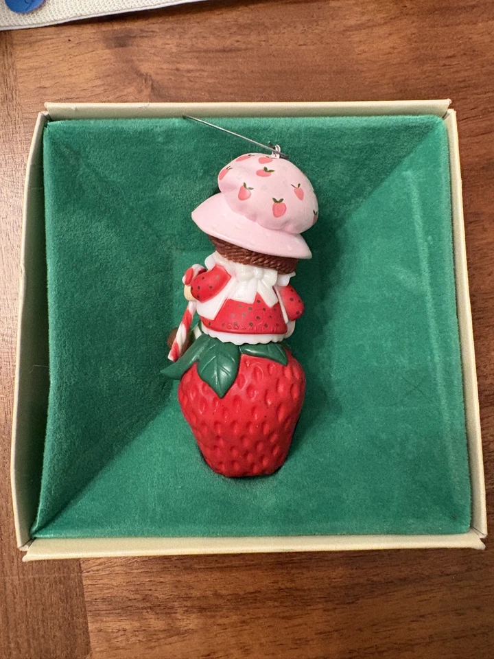 Strawberry Shortcake Vintage 1981 adorno en caja (sin cubierta de caja) raro Foto 4 de 4