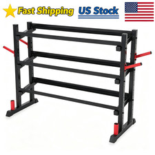3-Tier Dumbbell Rack 1300LB Capacity Weight Stand for Home Gym Heavy-Duty