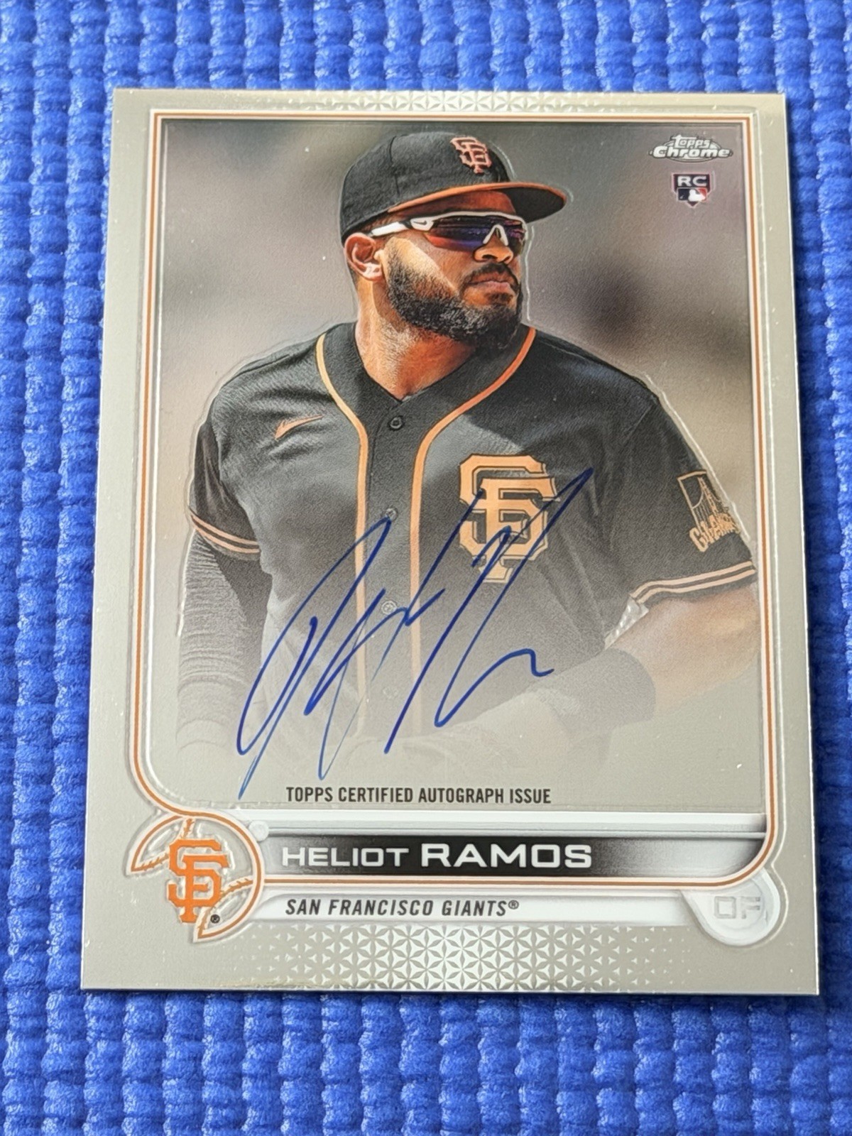 2022 Topps Chrome Heliot Ramos #RA-HR Rookie Auto (RC) Giants
