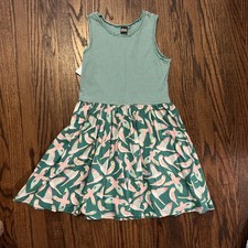 Tea Collection Girls Parakeet Stripe Tank Dress Size 12 Excellent Condition 