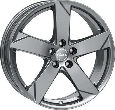 RIAL Kodiak Alufelgen Satz graphit 8x18 ET40 LK5 112 18 Zoll Felgen Alu