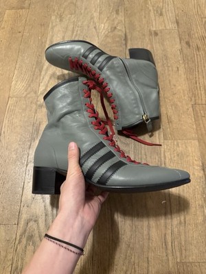 Gucci Adidas Men Heel Boot Sz 8 Men s Trefoil Logo