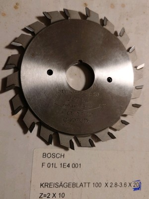 Bosch 100 x 20 2.8-3,6 Best for Laminated Panel Vorritzblatt  2 x 10 Zähne