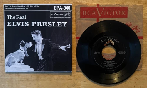 45 EP ELVIS PRESLEY DON'T BE CRUEL RCA EPA 940
