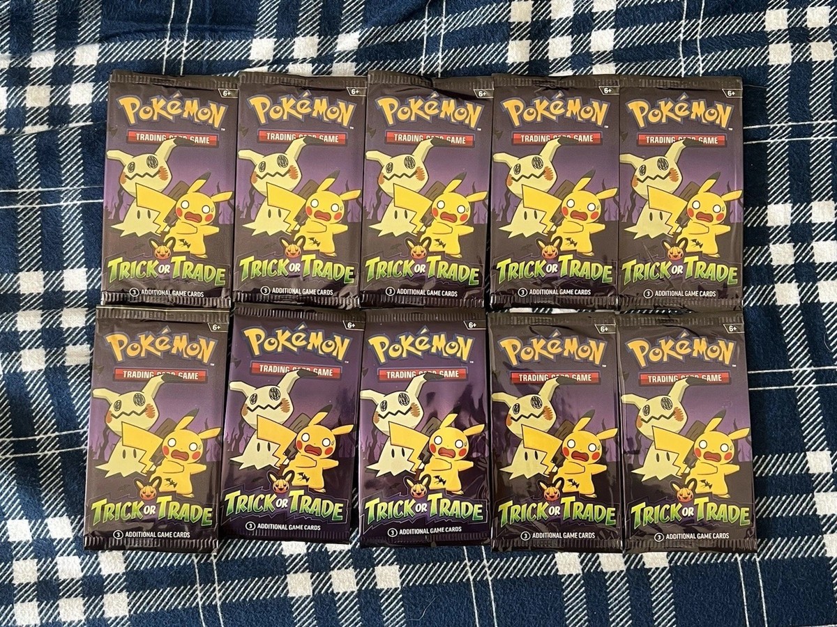 10 Pack Pokemon TCG Trick or Trade Booster Packs 2023 Halloween Card Lot  Bundle 820650852572| eBay