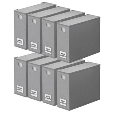 SpaceAid 8 Pack Bed Sheet Organizers and Storage, Foldable Sheet Organizer fo...