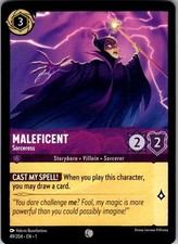 Maleficent - Sorceress The First Chapter 49/204 Common Lorcana Near Mint