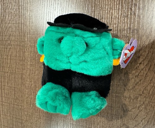 Vintage Puffkins STITCH Frankenstein LE 4" Plush Stuffed Animal Toy Swibco Tags