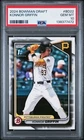 KONNOR GRIFFIN - 2024 BOWMAN DRAFT #BD22 PIRATES 1ST RC PROSPECT PSA 10 GEM MINT