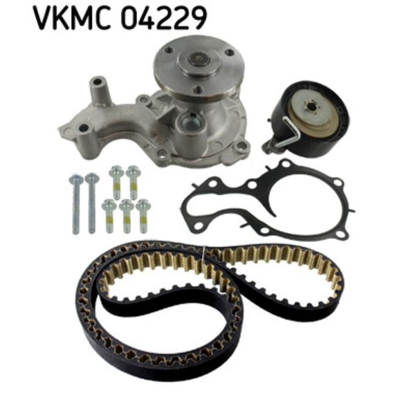 Wasserpumpe + Zahnriemensatz SKF Vkmc 04229 FüR Ford Focus III Turnier-image