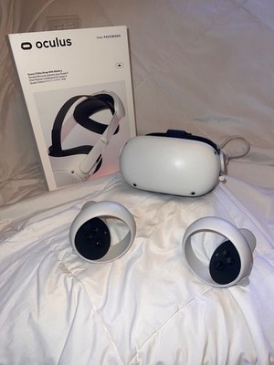 Meta Quest2 256GB Standalone All-in-One VR Headset KW49CM w/Quest2 Elite Battery