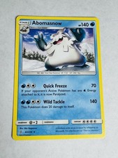 Abomasnow 42/236 - NM RARE SM Unified Minds - Pokemon TCG 2019 Card