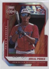 2021 Panini Elite Extra Edition Prime Numbers C Die-Cut /169 Jeral Perez 0m0
